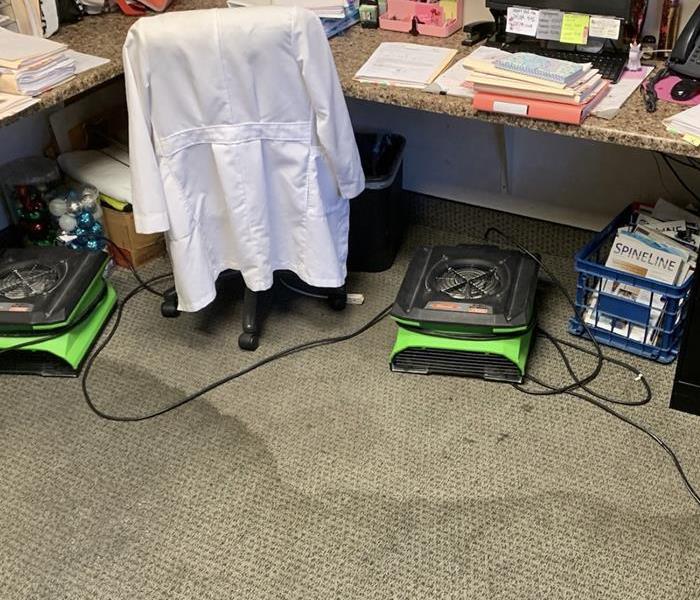 Flooded doctors office