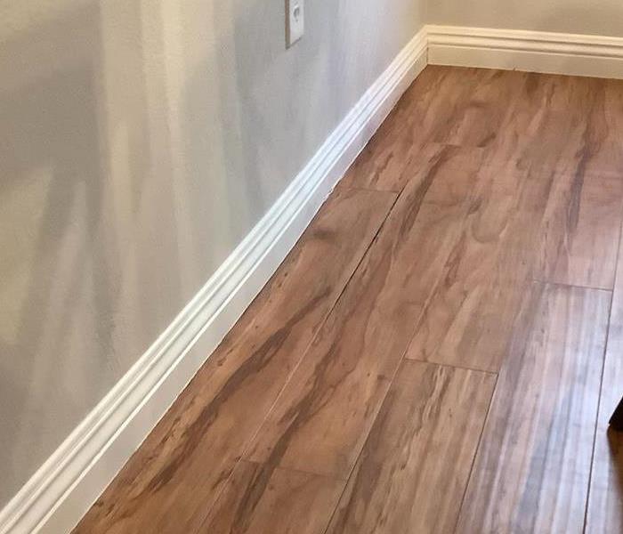 Wet drywall and flooring 